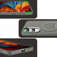 Tok Samsung Galaxy S25 Edge, Kickstand Matt Case, MagSafe, titánium szürke