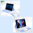 Tok + billentyűzet iPad Air 10.9 4 2020 / 5 2022, Touchpad, kék