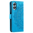 Pattintható tok a Oppo A17, Mandala, kék