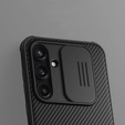 Tok Samsung Galaxy A55 5G, páncélozott Nillkin, CamShield Pro, fekete