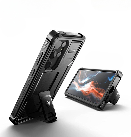 Páncélozott tok a Samsung Galaxy S23 Ultra, Dexnor Full Body (Two Frames), fekete