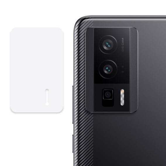 2x ERBORD edzett üveg a kamera számára, hogy Xiaomi Poco F5 Pro, átlátszó