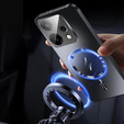 Tok Oppo Reno 14, MagSafe tok, kameravédelemmel, fekete
