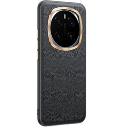 Bőr tok Honor Magic 7 Pro 5G, leather hybrid, fekete