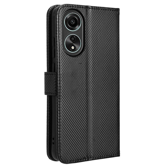 Pattintható tok a Oppo A58 4G, Smart Magnet, fekete