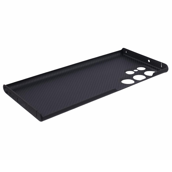 Tok Samsung Galaxy S22 Ultra, Aramid Fiber Cover, fekete