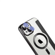 Pattintható tok a iPhone 13, RFID Wallet MagSafe CamShield, fekete