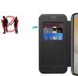 Pattintható tok a Samsung Galaxy S25 FE, RFID Wallet MagSafe CamShield, fekete