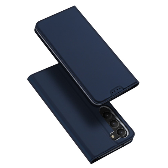 Dux Ducis Telefontok a Samsung Galaxy S23, Skinpro, sötétkék