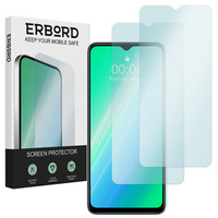 2x edzett üveg a Oppo A17, ERBORD 9H Hard Glass a képernyőn