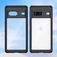 Tok Google Pixel 7 5G, Fusion Hybrid, kameravédelemmel, átlátszó / fekete