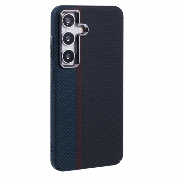 Tok Samsung S25, Carbon Fiber MagSafe, fekete / kék