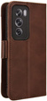 Pattintható tok a Oppo Reno 12 Pro, Card Slot, barna