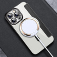 Pattintható tok a iPhone 12 Pro Max, RFID Wallet MagSafe CamShield, fekete
