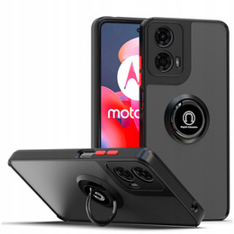 Tok Motorola Moto G24 / G24 Power / G04, Frosted Ring, fekete