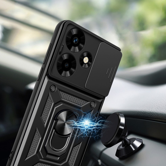 Telefontok a Infinix Hot 30, CamShield Slide, fekete