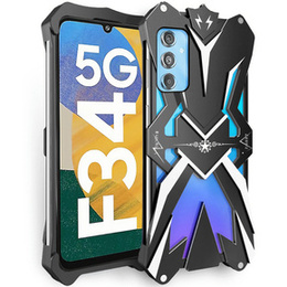 Páncélozott tok Samsung Galaxy M34 5G, Aluminum Alloy, fekete