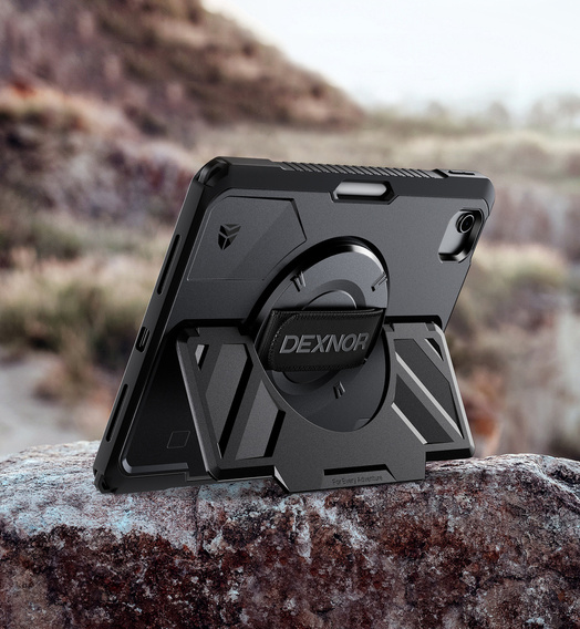 Dexnor 360° tok pánttal és tolltartóval iPad Air 11" 2025/2024 (7./6. generáció) készülékekhez