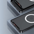 Kameravédő tok Google Pixel 8 Pro, CamShield MagSafe, átlátszó / fekete