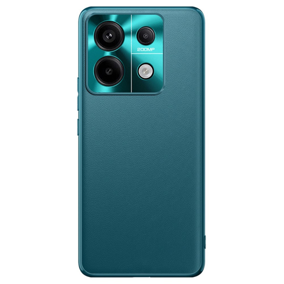 Bőr tok Xiaomi Redmi Note 13 5G, leather hybrid, zöld