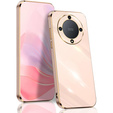 Tojás Honor Magic 5 Lite, Glamour CamShield, rózsaszín rose gold