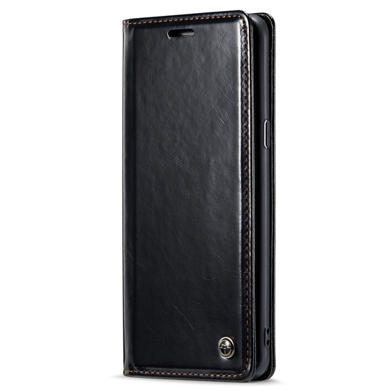 CASEME flip tok Samsung Galaxy S8, Waxy Textured, fekete