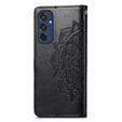 Pattintható tok a Samsung Galaxy M35, Mandala, fekete