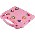Gyermek tok Apple iPad Air 11" 6 gen. 2024, Cute Patterns, állvánnyal, rózsaszín