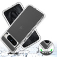 Tok Google Pixel 8 Pro készülékhez, Shockproof, fóliával, átlátszó
