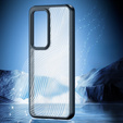DuxDucis tok Oppo Reno 12 Pro, Aimo case, átlátszó / fekete