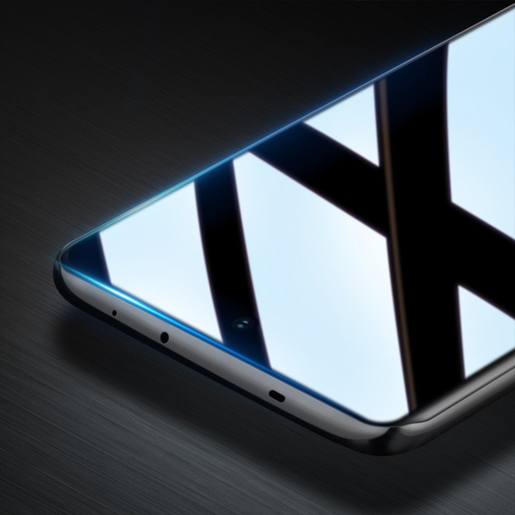 Edzett üveg OnePlus 12R, Dux Ducis teljes képernyőhöz, fekete keret