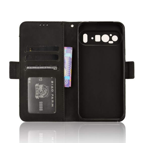 Pattintható tok a Google Pixel 9 Pro XL, Card Slot, fekete