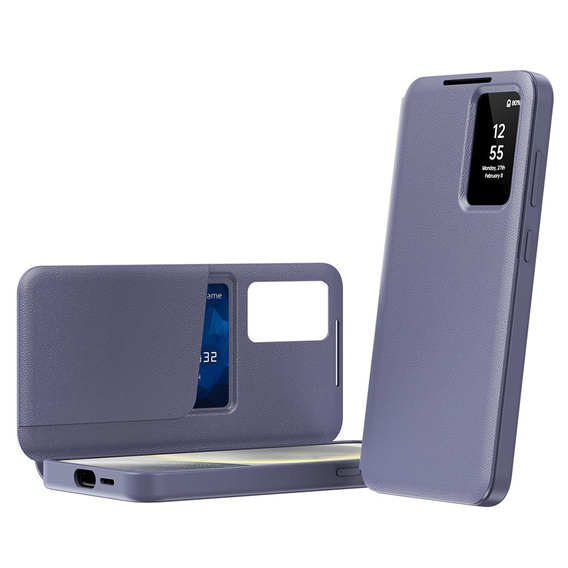 Flip tok Samsung Galaxy S24 FE, Smart View Wallet, levendula
