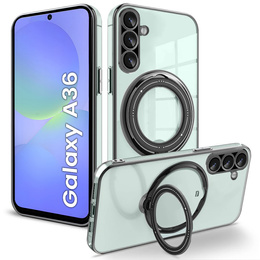 Mágneses tok Samsung Galaxy A36 5G készülékhez, MagSafe, fekete