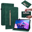 Tok Lenovo Tab M10 10.1 Gen 3, Wallet Pen Slot, zöld