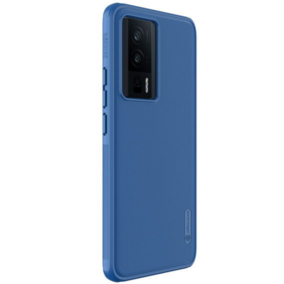 NILLKIN tok Poco F5 Pro 5G, Super Frosted Shield Case, kék
