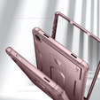 Páncélozott tok a Galaxy Tab A9+ Plus, Dexnor Full Body, rózsaszín