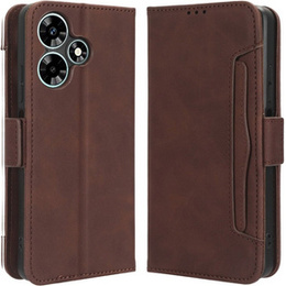 Pattintható tok a Infinix Hot 30i, Card Slot, barna