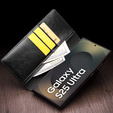 Flip tok Samsung Galaxy S25 Ultra, QIALINO Leather Wallet, fekete