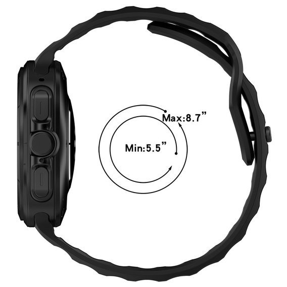 Szilikon szíj a Samsung Galaxy Watch Ultra 47 mm-es órájához
