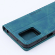 Telefontok a Motorola Moto G53, ERBORD Vintage, pénztárca patenttal, kék