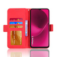 Pattintható tok a T Phone 3 5G, Card Slot, piros