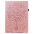 Flap tok Huawei MatePad SE 10.4, tree, rózsaszín rose gold