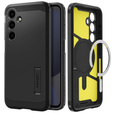 Spigen tok Samsung Galaxy S24 FE készülékhez, Tough Armor Mag Mag MagSafe, fekete + 9H edzett üveg
