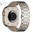 Karkötő Apple Watch 1/2/3/4/4/5/6/7/8/9/SE/ULTRA/ULTRA 2 42/44/45/45/49MM, titánium