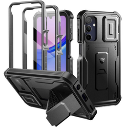 Páncélozott tok a Samsung Galaxy A15, Dexnor Full Body (Two Frames), fekete
