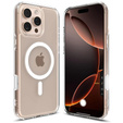 ERBORD MagSafe tok iPhone 16 Pro-hoz, aktív gomb, átlátszó + üveg a képernyőhöz