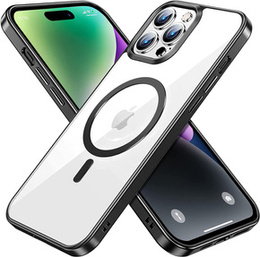 Telefontok a iPhone 14 Pro, ERBORD Hybrid MagSafe Case, fekete