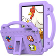Gyermek tok iPad mini 7.9" 2019/2015/2014/2013/2012 (5/4/3/2/1 gen.), Cute Patterns, állvánnyal, lila