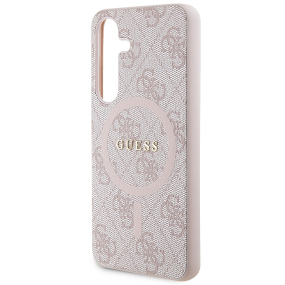 Guess HC MagSafe PU 4G Ring Classic Logo tok Samsung Galaxy S24-hez